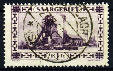 Saargebiet 1926 Nr 117 zentrisch gestempelt X3BEF02