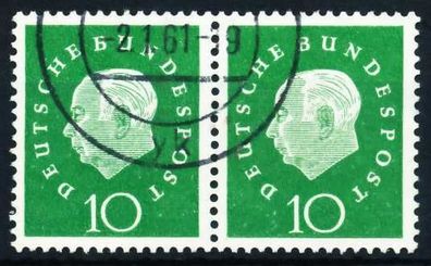 BRD DS HEUSS 3 Nr 303 gestempelt WAAGR PAAR X3F2A2E