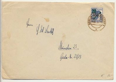 BERLIN 1949 Nr 66 BRIEF EF X3FDCEE