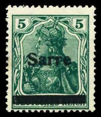 Saargebiet Germania Nr 4aIII ungebraucht X40E8A2
