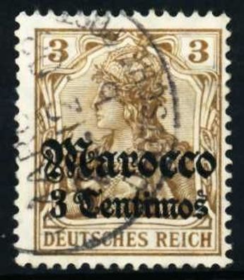 Deutsche Auslandspostämter Marokko Nr 34 gestempelt X4387F2