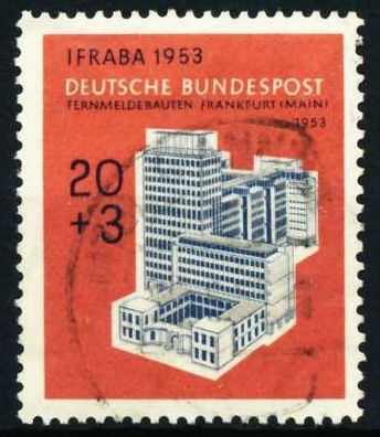 BRD 1953 Nr 172 gestempelt X49184A