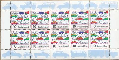 BRD BUND BLOCK Kleinbogen 1997 Nr 1954 postfrisch KLEIN X49835A