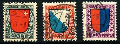 Schweiz PRO Juventute Nr 153-155 gestempelt X4C648A