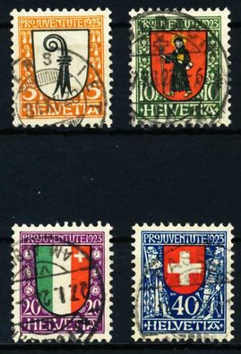 Schweiz PRO Juventute Nr 185-188 gestempelt X4C6596