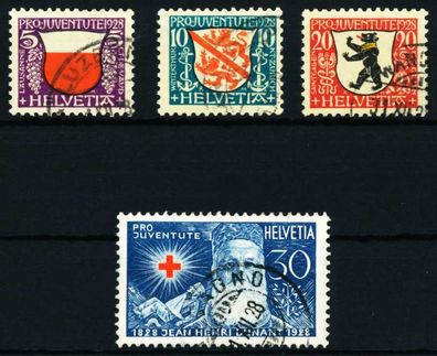 Schweiz PRO Juventute Nr 229-232 gestempelt X4C971A