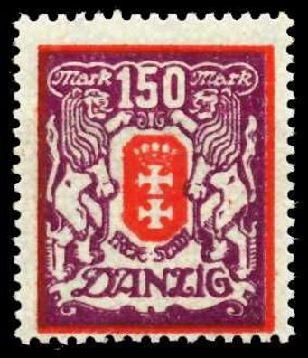 DANZIG 1923 Nr 129Y postfrisch X4CF94A