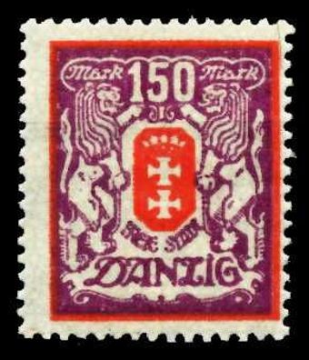 DANZIG 1923 Nr 129Y postfrisch X4CFA56