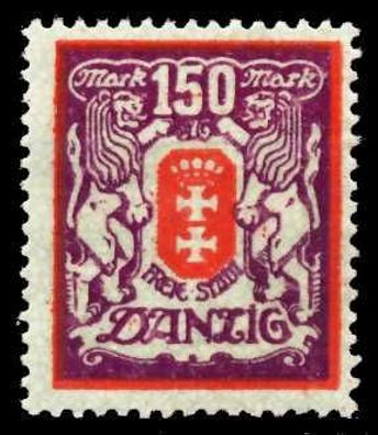 DANZIG 1923 Nr 129Y postfrisch X4DF432