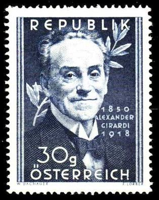 Österreich 1950 Nr 958 postfrisch S86976E