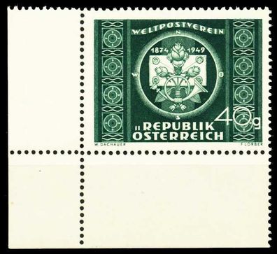 Österreich 1949 Nr 943 postfrisch ECKE-ULI X4ED1B6