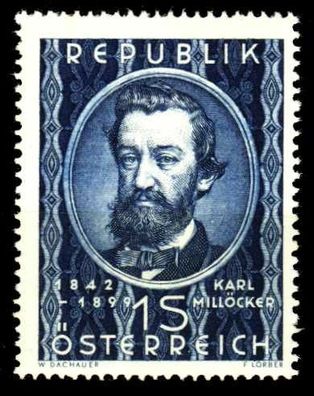 Österreich 1949 Nr 947 postfrisch S86988A