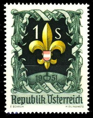 Österreich 1951 Nr 966 postfrisch S87022E