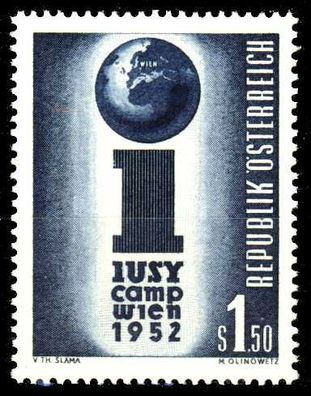 Österreich 1952 Nr 974 postfrisch S87010E