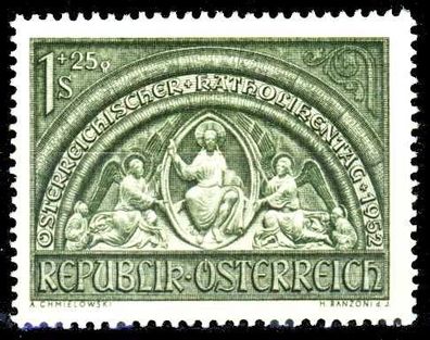 Österreich 1952 Nr 977 postfrisch S8702A2