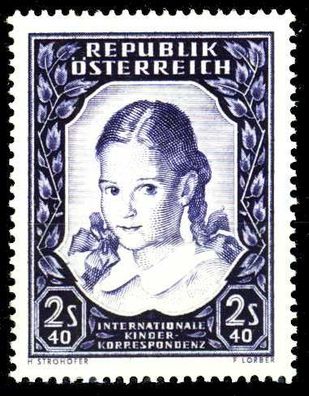 Österreich 1952 Nr 976 postfrisch S8702BE