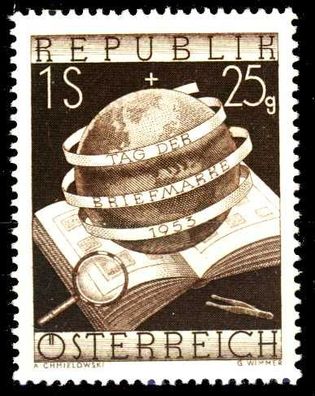 Österreich 1953 Nr 995 postfrisch S8705E6