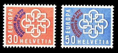 Schweiz 1959 Nr 681-682 postfrisch X543E92