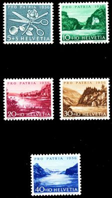 Schweiz PRO PATRIA Nr 627-631 postfrisch X54BAB2