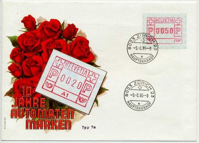 Schweiz ATM Nr 3 BRIEF EF X557366