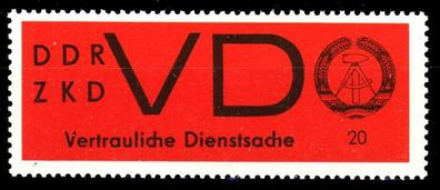 DDR DIENST VD Nr 3x postfrisch S92AF66
