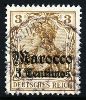 Deutsche Auslandspostämter Marokko Nr 34 ZENTR- X575566