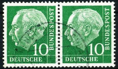 BRD BUND DS HEUSS 1 Nr 183x gestempelt WAAGR PAAR X57A74A