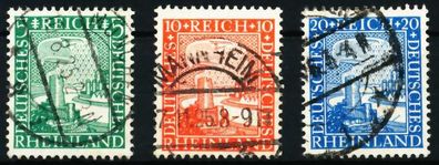 D-REICH 1925 Nr 372-374 gestempelt X5DAABE