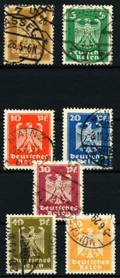 D-REICH 1924 Nr 355X-361X gestempelt X5DEEE6