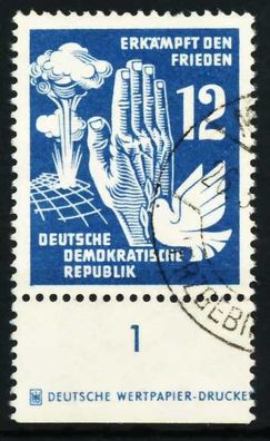 DDR 1950 Nr 278 DZ gestempelt URA X5EF5C6