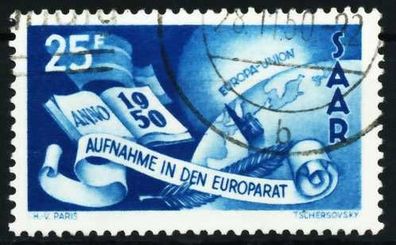 Saarland 1950 Nr 297 gestempelt X5FE00E