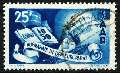 Saarland 1950 Nr 297 gestempelt X5FE016