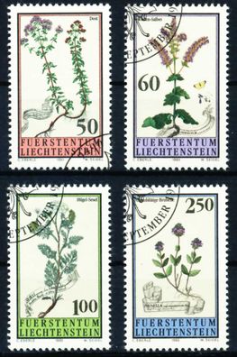 Liechtenstein 1993 Nr 1069-1072 gestempelt SA190E2