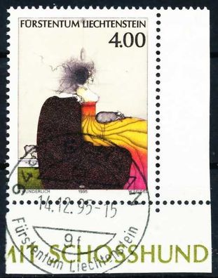 Liechtenstein 1995 Nr 1123 zentrisch gestempelt ECKE-URE X60D5F2
