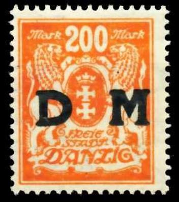 DANZIG Dienstmarken Nr 38 postfrisch X60D72A