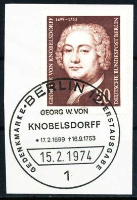 BERLIN 1974 Nr 464 gestempelt Briefstück ZENTR-ESST X610D2E