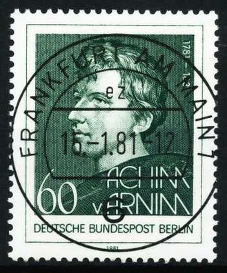 BERLIN 1981 Nr 637 zentrisch gestempelt X6210AA