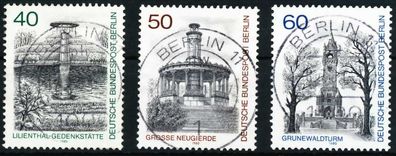 BERLIN 1980 Nr 634-636 zentrisch gestempelt X6210CE