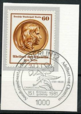 BERLIN 1981 Nr 638 gestempelt Briefstück zentrisch X62116A