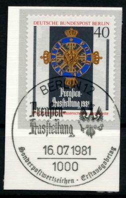BERLIN 1981 Nr 648 gestempelt Briefstück zentrisch X6211CA