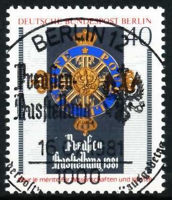 BERLIN 1981 Nr 648 zentrisch gestempelt X62122E