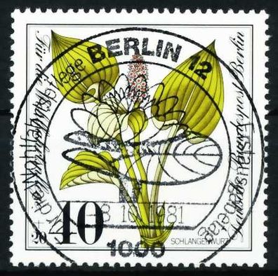 BERLIN 1981 Nr 650 zentrisch gestempelt X6212A6