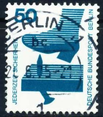 BERLIN DS Unfallv Nr 408 zentrisch gestempelt X6319F6