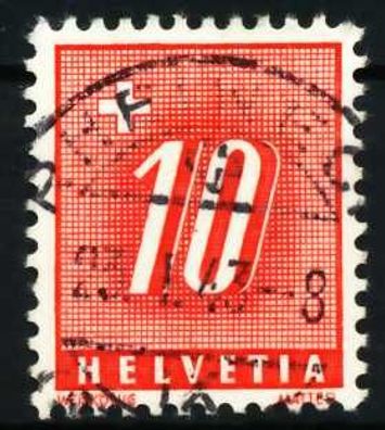 Schweiz PORTO Nr 55x zentrisch gestempelt X631F46