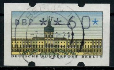 BERLIN ATM 1987 Nr 1-060 zentrisch gestempelt X636AEA