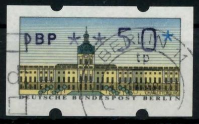 BERLIN ATM 1987 Nr 1-050 zentrisch gestempelt X636AFE