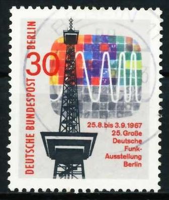 BERLIN 1967 Nr 309 zentrisch gestempelt X63985E