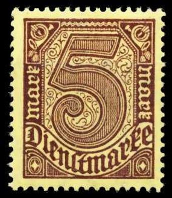 Deutsches-reich DIENST Nr 33a postfrisch X63F7FA