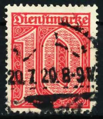Deutsches-reich DIENST Nr 24 gestempelt X63F832