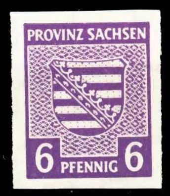 SBZ PROV. Sachsen Nr 69Xa postfrisch X655FDA